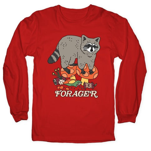 Forager Raccoon Longsleeve Tee